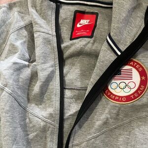 Nike Gray Women's Sweatshirt with Olympic Patch